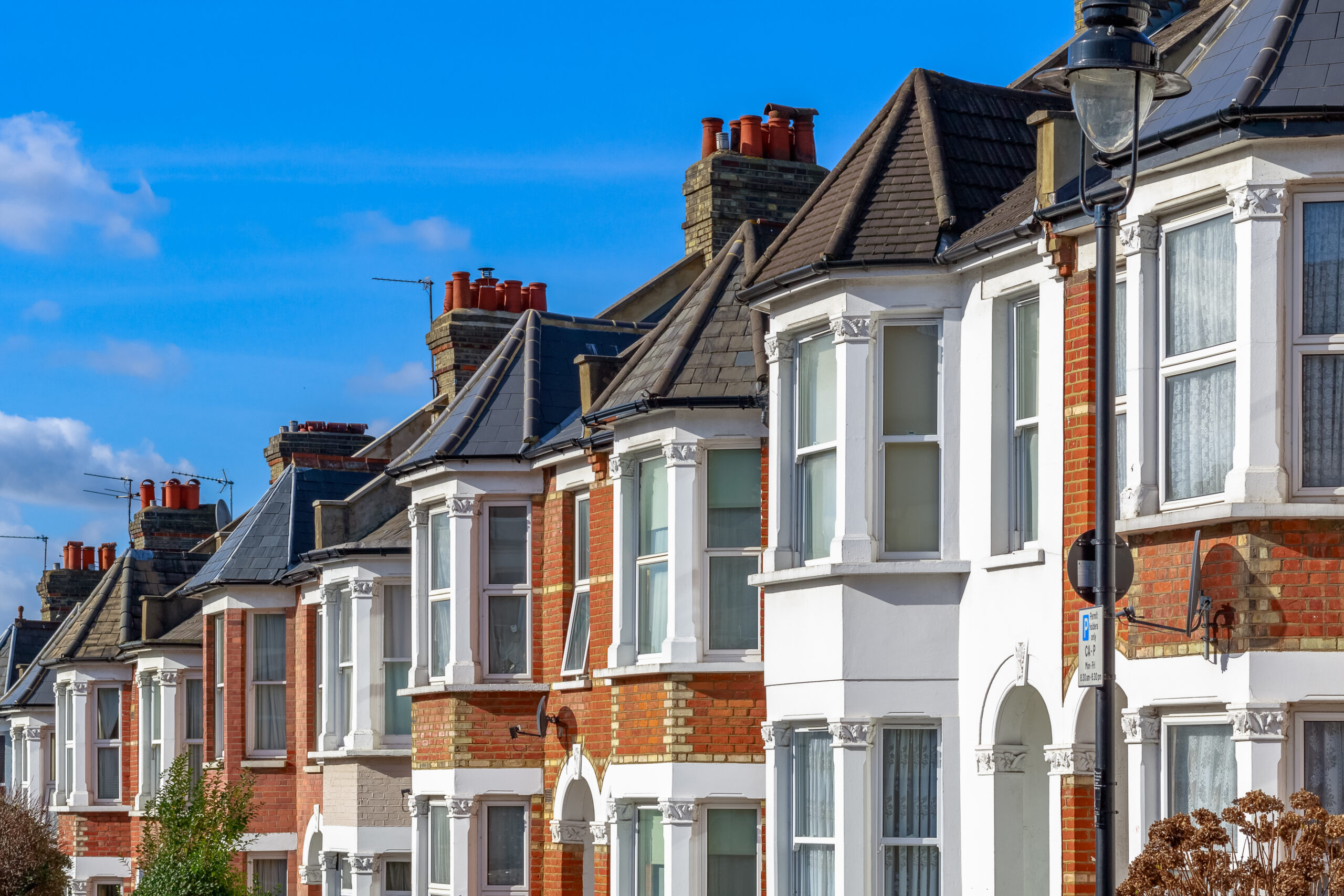 Row,Of,Typical,English,Terraced,Houses,In,West,Hampstead,,London