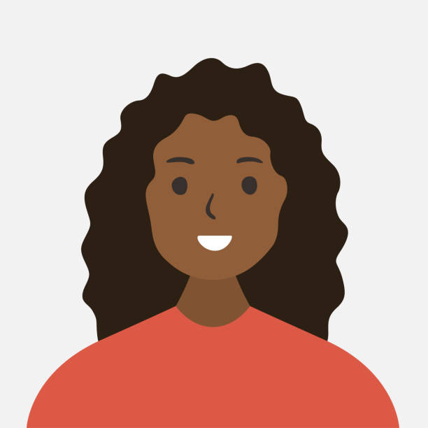 Abstract Avatar Icon - Profile Diverse Empty Face for Social Network and Applications - vector illustration