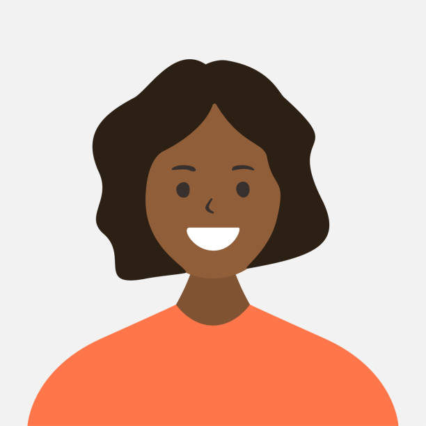 Abstract Avatar Icon - Profile Diverse Empty Face for Social Network and Applications - vector illustration